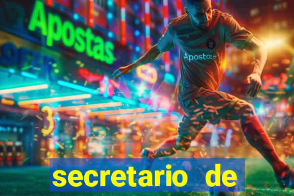 secretario de esporte salario