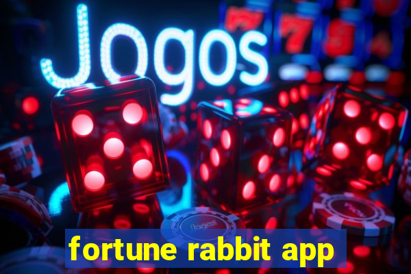 fortune rabbit app