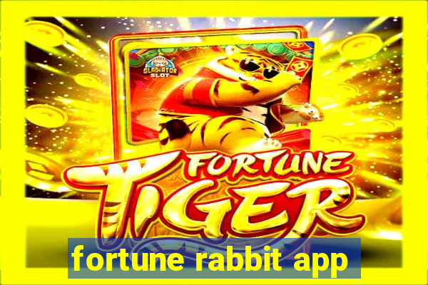 fortune rabbit app