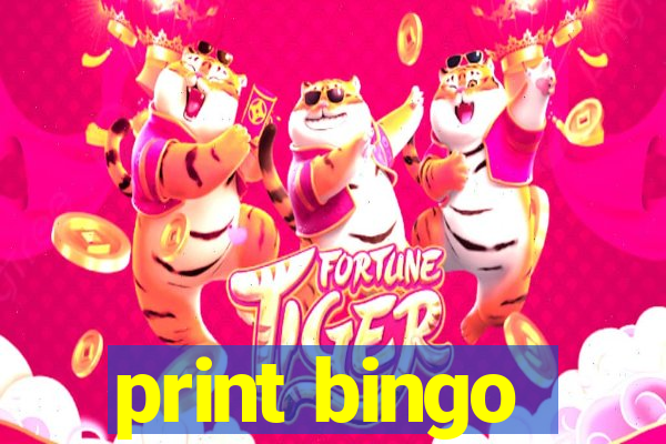 print bingo