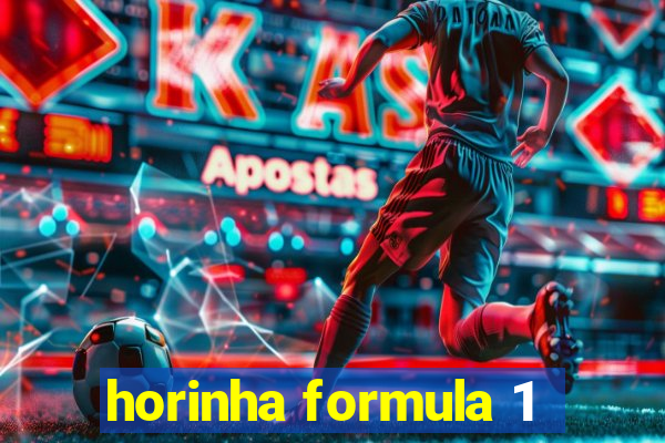 horinha formula 1