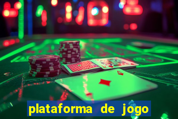 plataforma de jogo nova pagando