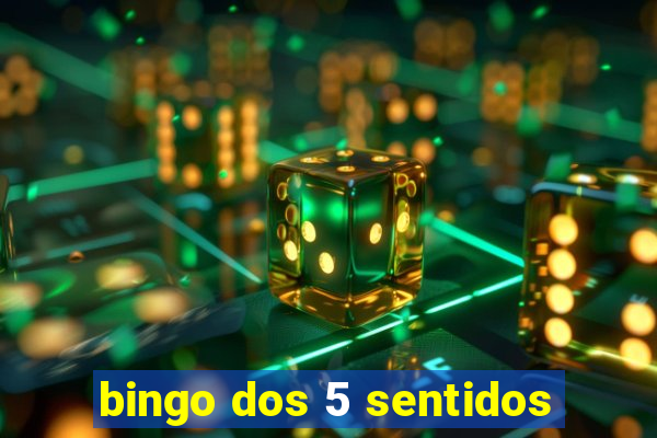 bingo dos 5 sentidos