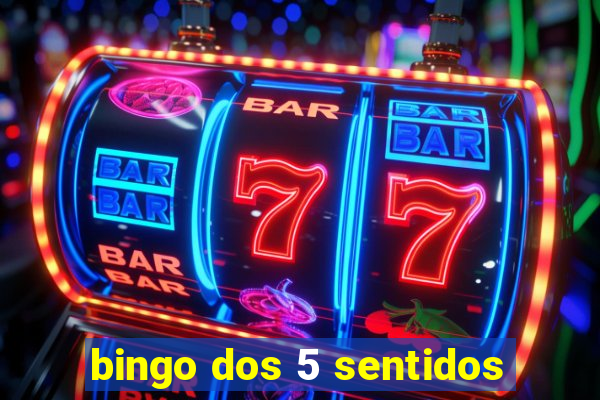 bingo dos 5 sentidos