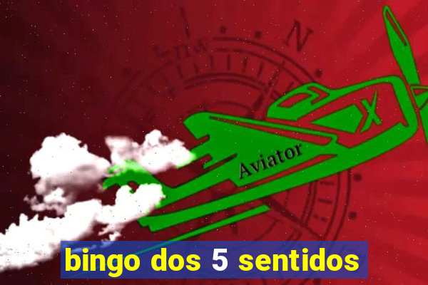 bingo dos 5 sentidos