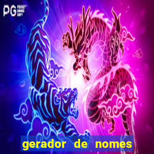 gerador de nomes para jogos