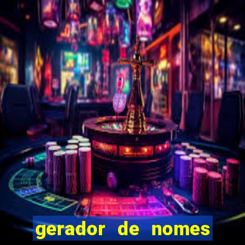 gerador de nomes para jogos