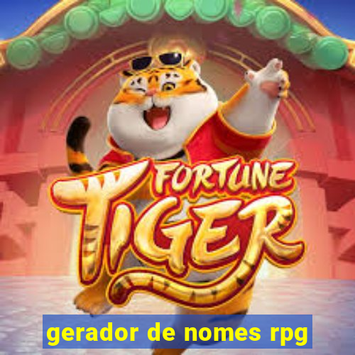 gerador de nomes rpg