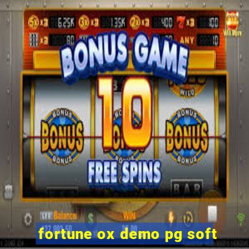 fortune ox demo pg soft