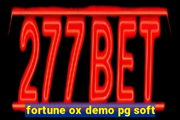 fortune ox demo pg soft