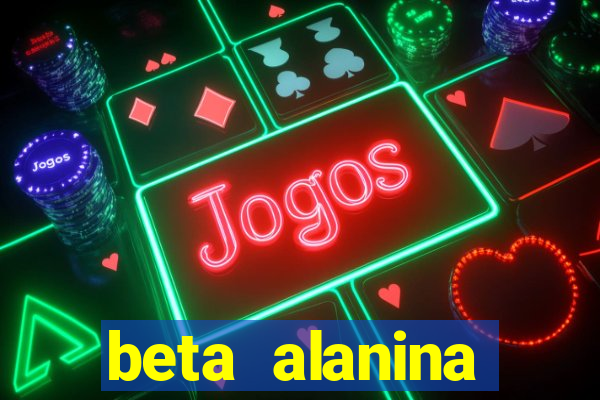 beta alanina aumenta a pressao