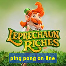 ping pong on line