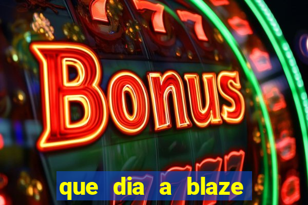 que dia a blaze paga o cashback