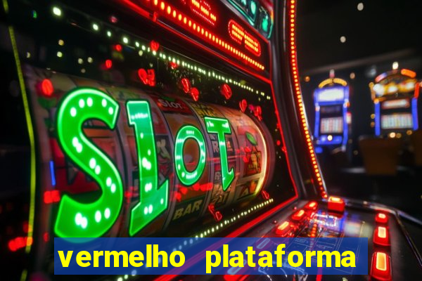 vermelho plataforma de jogos