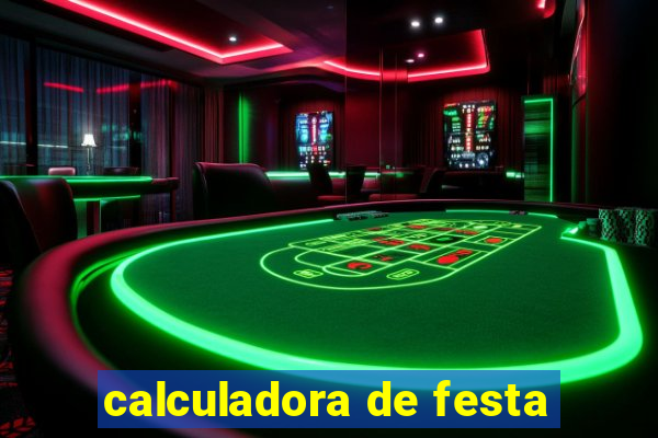 calculadora de festa