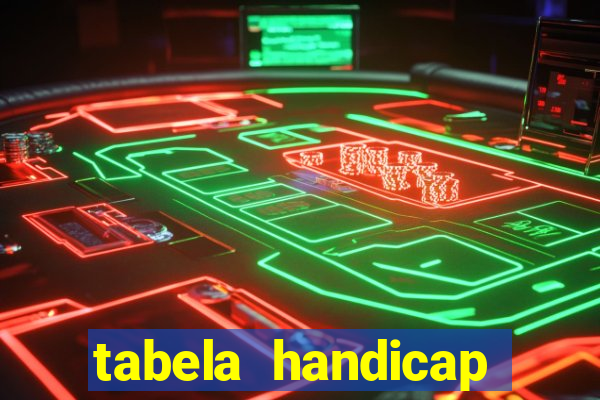 tabela handicap asiatico escanteios