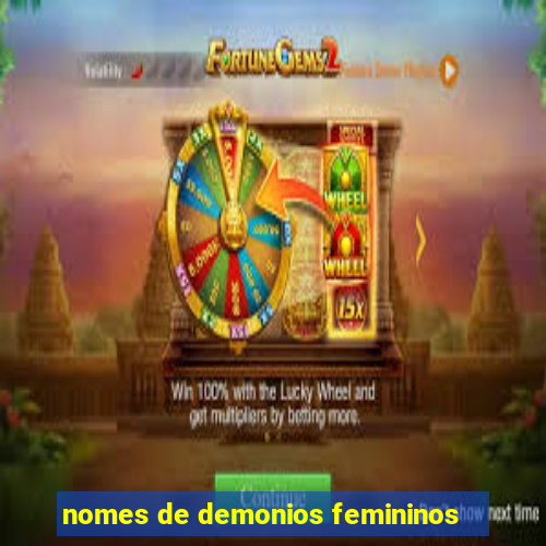 nomes de demonios femininos