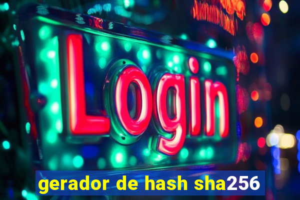 gerador de hash sha256