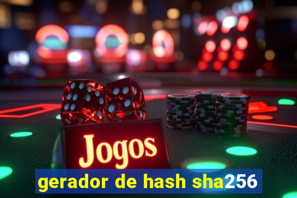 gerador de hash sha256