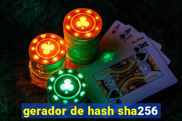 gerador de hash sha256