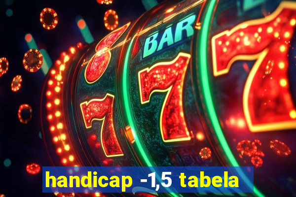 handicap -1,5 tabela