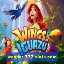 wonder 777 slots.com