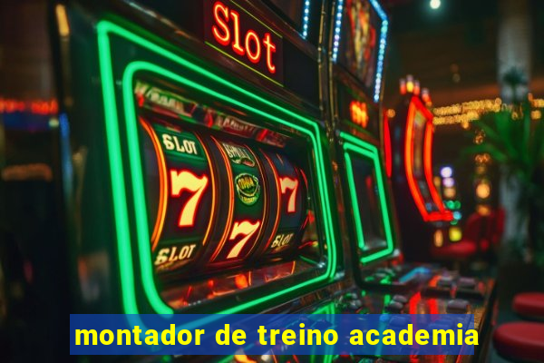 montador de treino academia