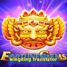 wingding translator