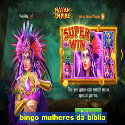 bingo mulheres da biblia