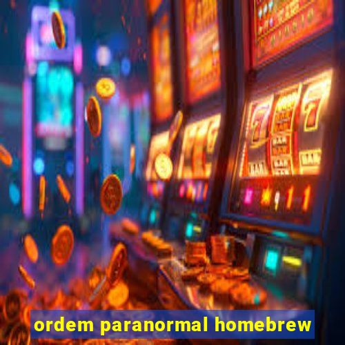 ordem paranormal homebrew