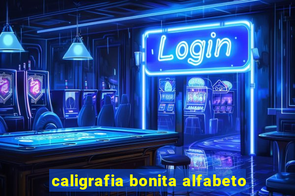 caligrafia bonita alfabeto