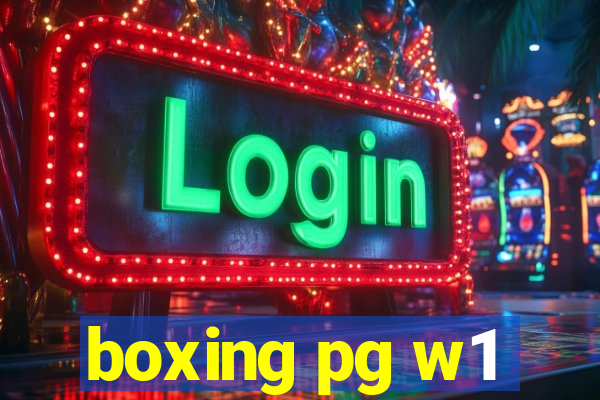 boxing pg w1