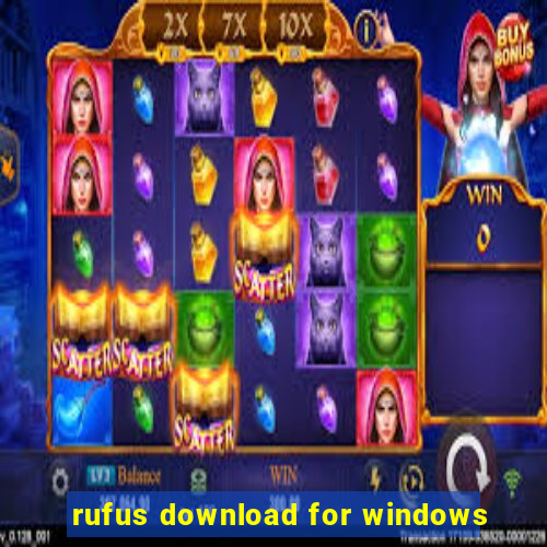 rufus download for windows