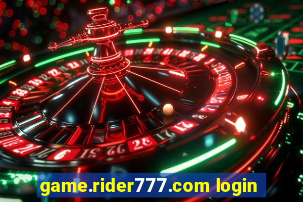 game.rider777.com login