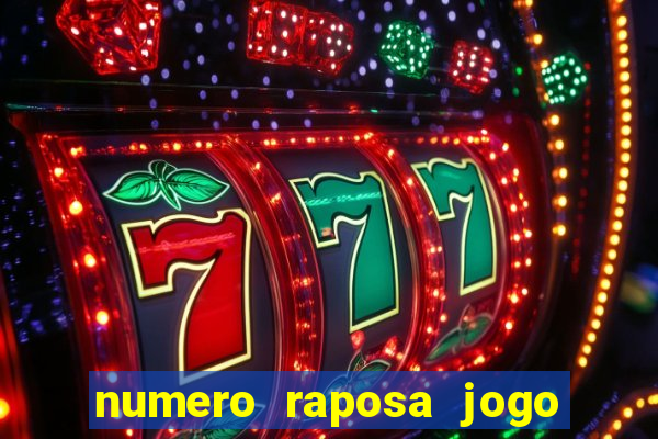 numero raposa jogo do bicho